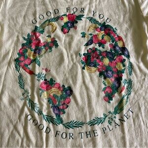 Gap Kids Organic Cotton Eco Friendly Soft Yellow Graphic T Shirt NWT Size XL(12)